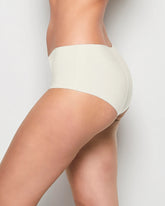 La Senza No Show Boyshort Panties In Ivory Microfabric